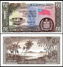 WESTERN SAMOA 5 Pounds, 2020, P-15CS, UNC World Currency