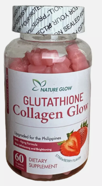 Nature Glow Glutathione Collagen - Strawberry Flavor/60 Organic Chewable  Gummies | eBay