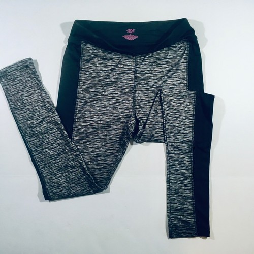 NEW Zone Pro Active Leggings Black/Spacedye Size M (810) FREE SHIPPING