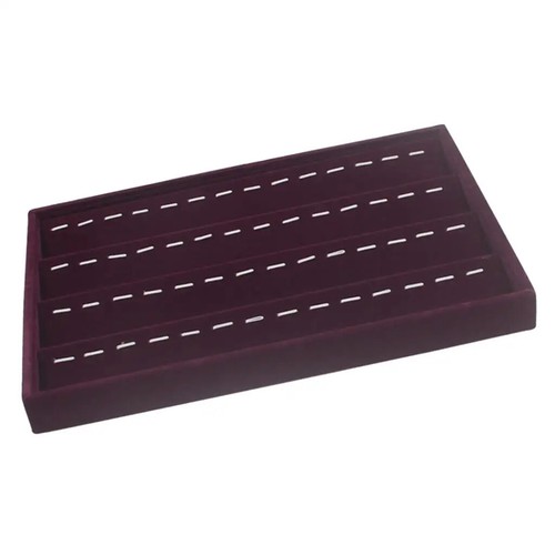 Jewelry Display Organizer Box Tray Earrings Necklace Storage Showcase Holder - Picture 12 of 18