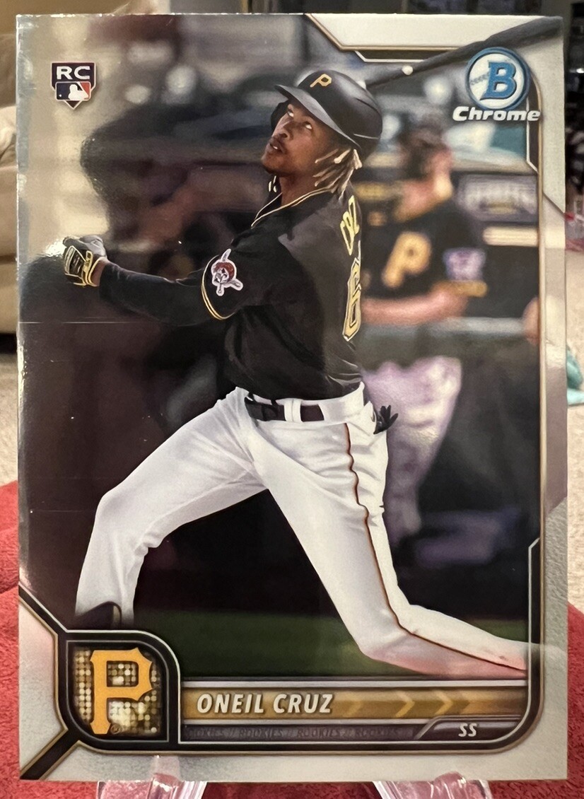 2022 Bowman Chrome #45 Oneil Cruz Rookie Pittsburgh Pirates Baseball Card