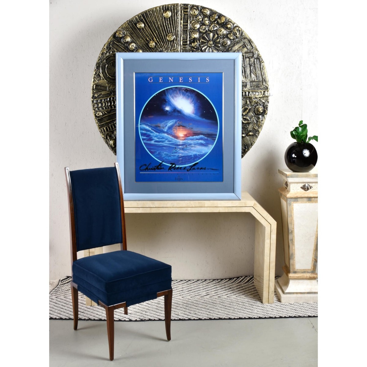 【公式ケース入り】Christian R. Lassen Exhibition Christian Riese Lassen Genesis Hawaiian Ocean Fantasy Framed