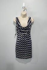 Junior Teen size 3/4 party dress navy blue silver sparkly Jump Apparel NEW