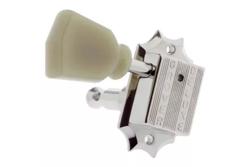 NEW - Grover 135N 3X3 Vintage Style Tuning Machines - NICKEL