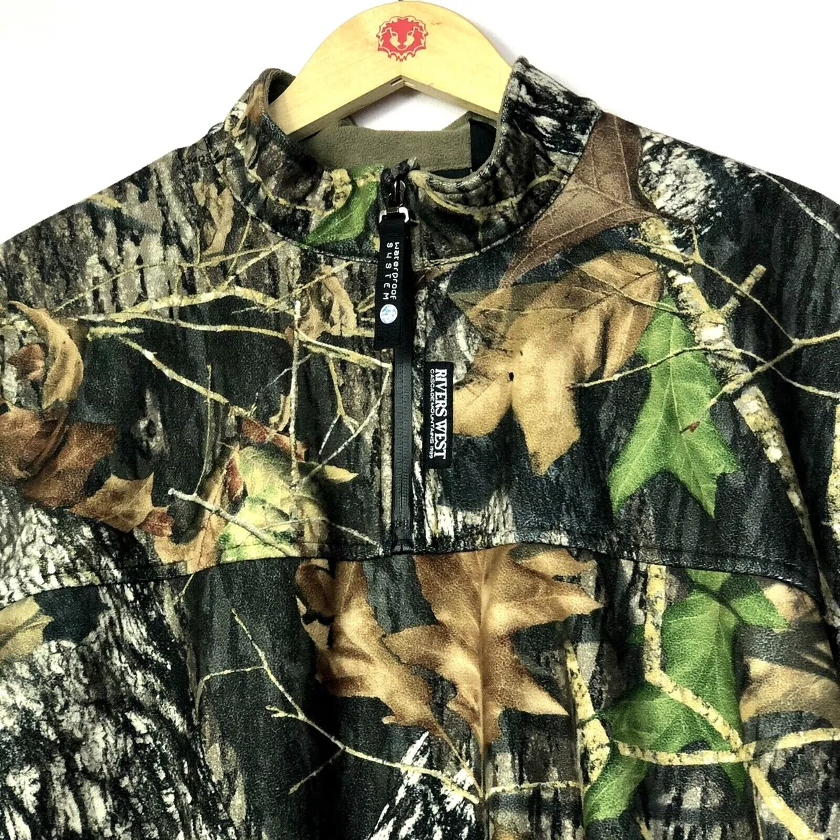 Rivers West Men s sz Large H2P Waterproof System Mossy Oak Camo 1