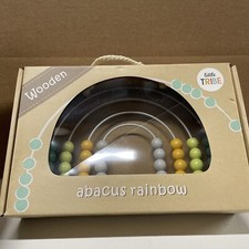 NEW Counting Rainbows Wooden Abacus In Gift Box Assorted