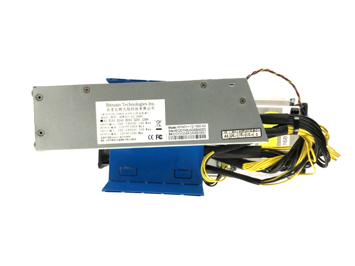 Bitmain Antminer L3+ Bitmain Power Supply Scrypt LTC DOGE 504M ARC