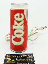 1985 Coca Cola Telescoping Desk Lamp Coke Can Rare Vintage Tested - WORKS