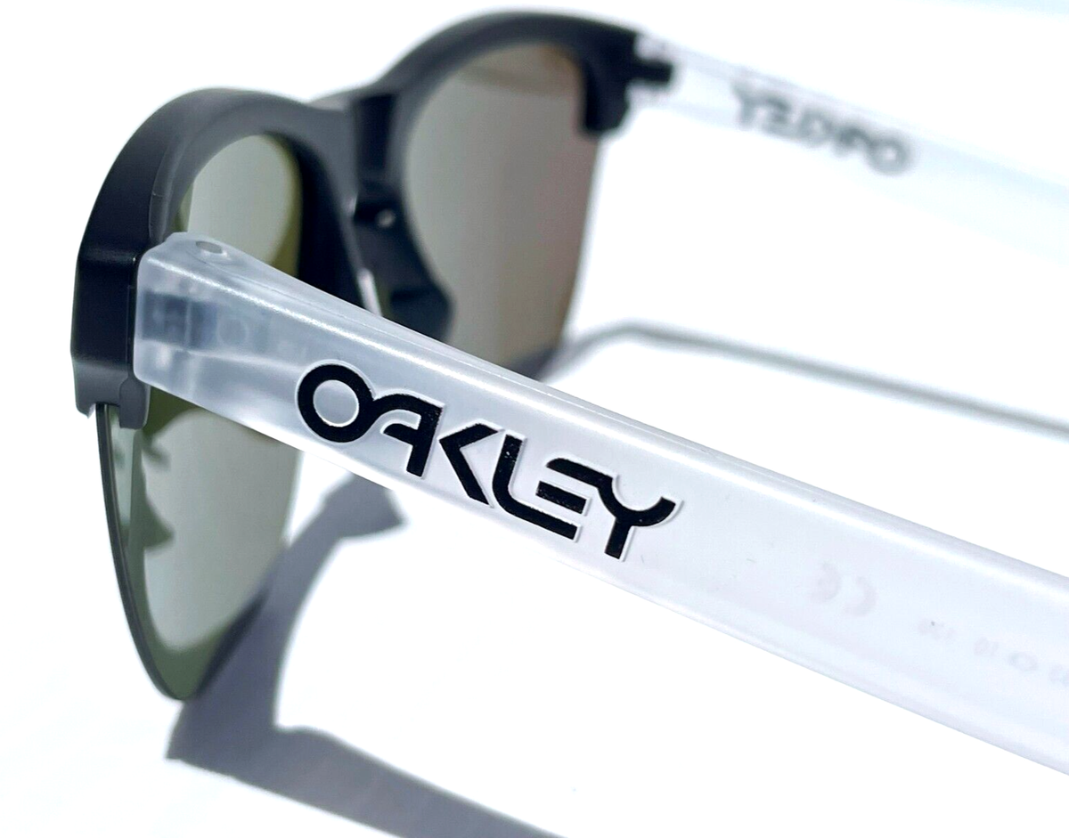 Oakley FROGSKINS LITE Matte Clear POLARIZED Galaxy Jade Lens