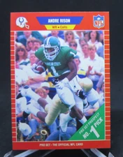 1989 Pro Set Andre Rison Indianapolis Colts RC #497 PACK FRESH #3