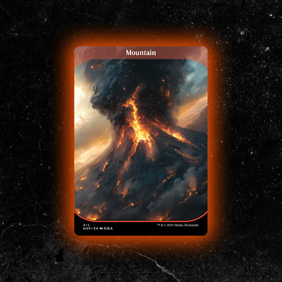 Mountain - Custom Magic: The Gathering Card - High-Quality