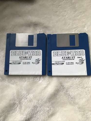 Rare 1987 Vintage Atari ST Game - Blue-War Submarine Simulation Game - Picture 9 of 13