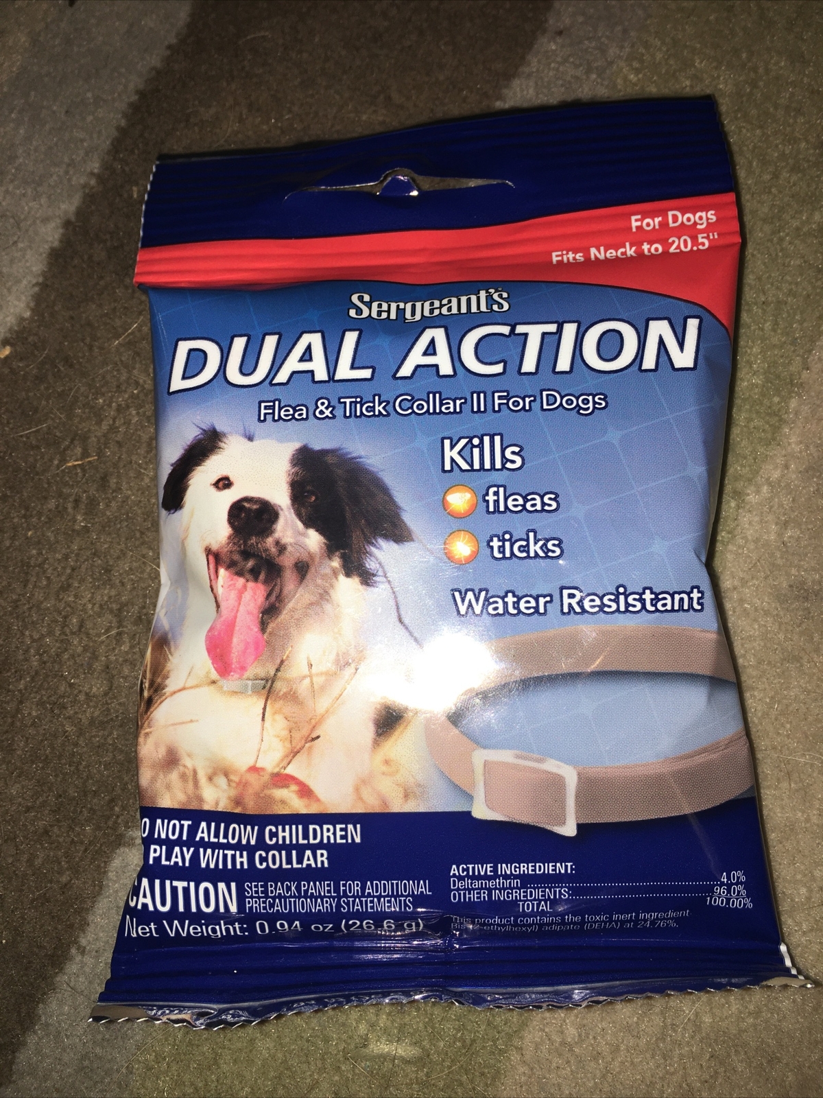 sergeant's dual action flea collar for dogs