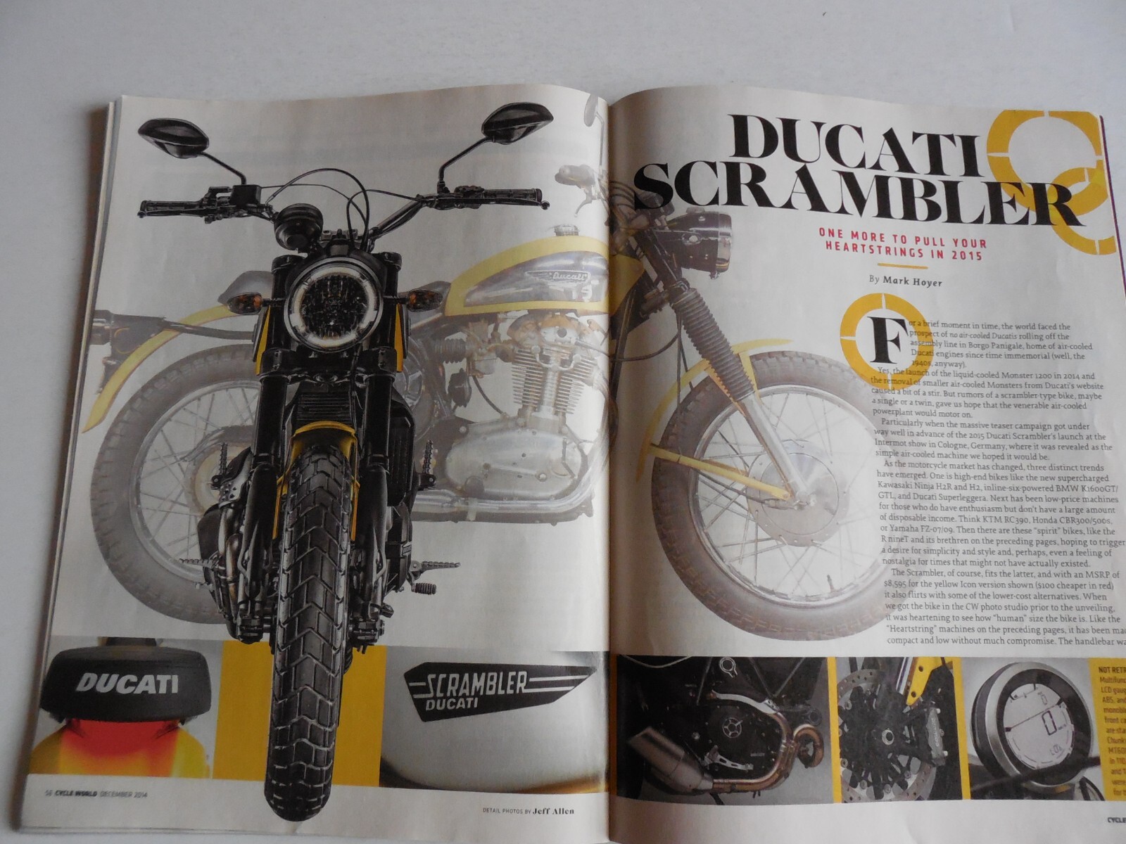 Cycle World Dec. 2014 Supercharged Kawasaki H2, Ducati Scrambler, EBR 1190SX