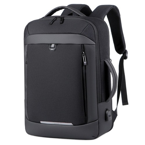 Oxford Business Laptop Backpack Leather USB Charging Backpack Men - Bild 12 von 12