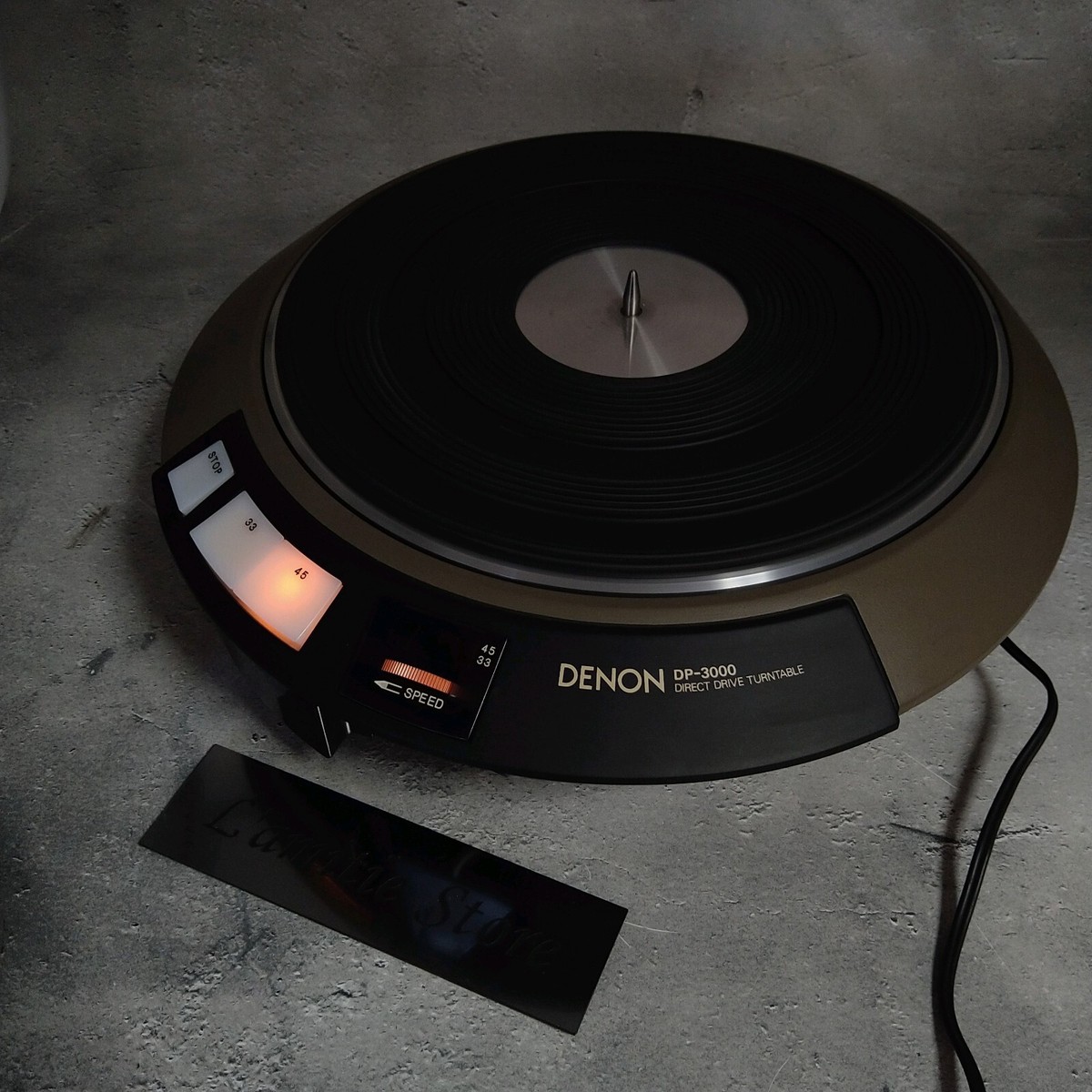 DENON DP-3000 Direct Drive Servo Turntable Analog Record Player