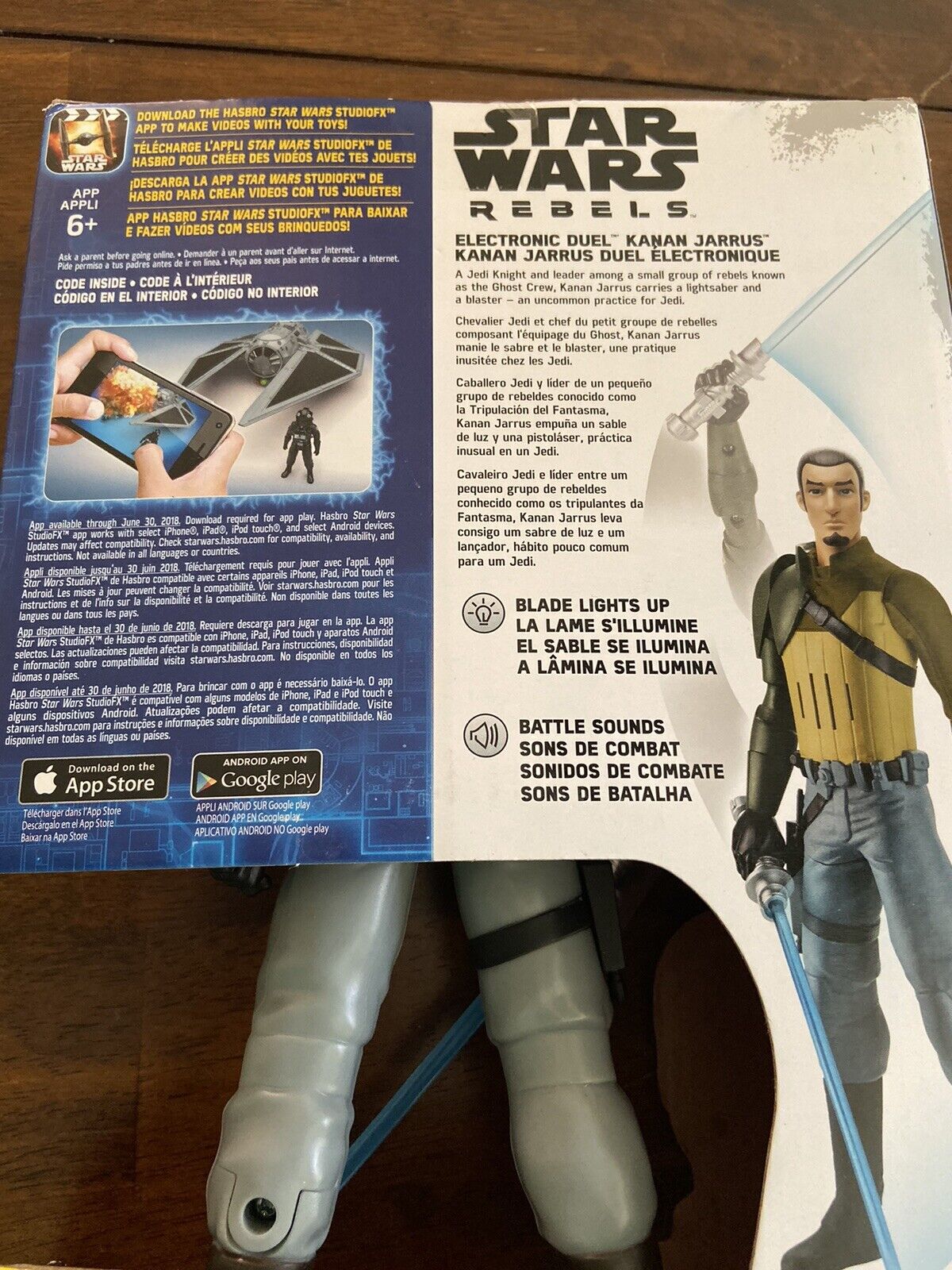  Star Wars Rebels Electronic Duel Kanan Jarrus : Toys & Games