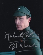 MICHAEL CULVER signed Autogramm 20x25cm STAR WARS in Person autograph COA