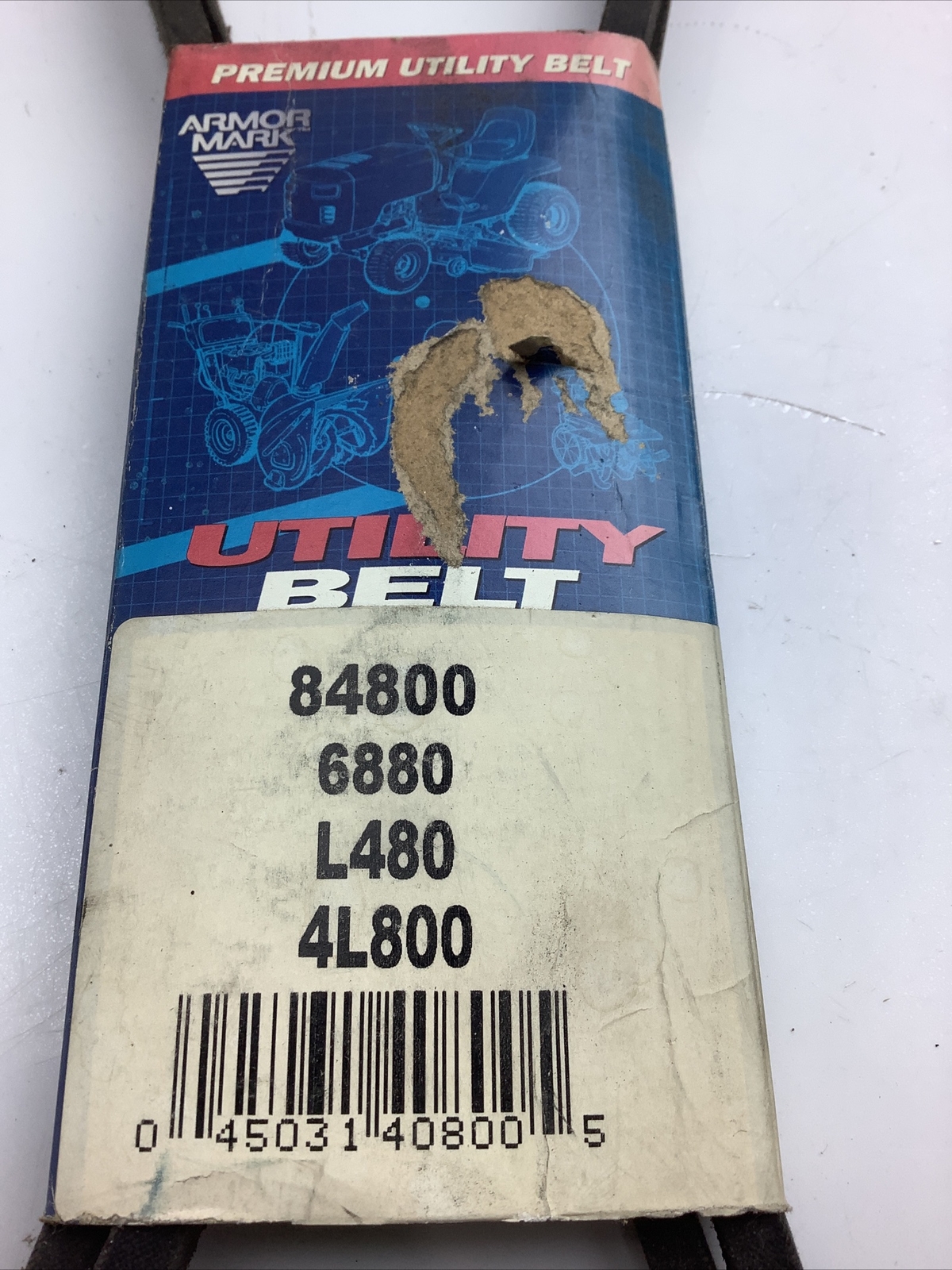 Armormark 4L800 Power Equipment Accessory Drive Belt 1/2" X 80" eBay