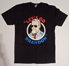 Info Wars Black T-Shirt  Lets Go Brandon   Mens    Size Medium  Colorful Graphic — photo 1