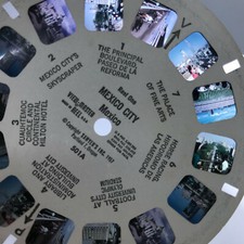 Viewmaster Reel x 3 Mexico City Set 501A B C Sawyers 1957