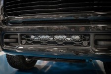 Baja Designs OnX6+ Amber SAE Grill Mount Light Bar Kit For 2019+ Ram 2500/3500