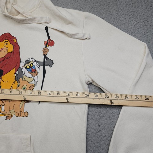 Lion King Sweatshirt Youth Size Large 11-13 White Long Sleeve Hooded Pullover - Picture 13 of 18