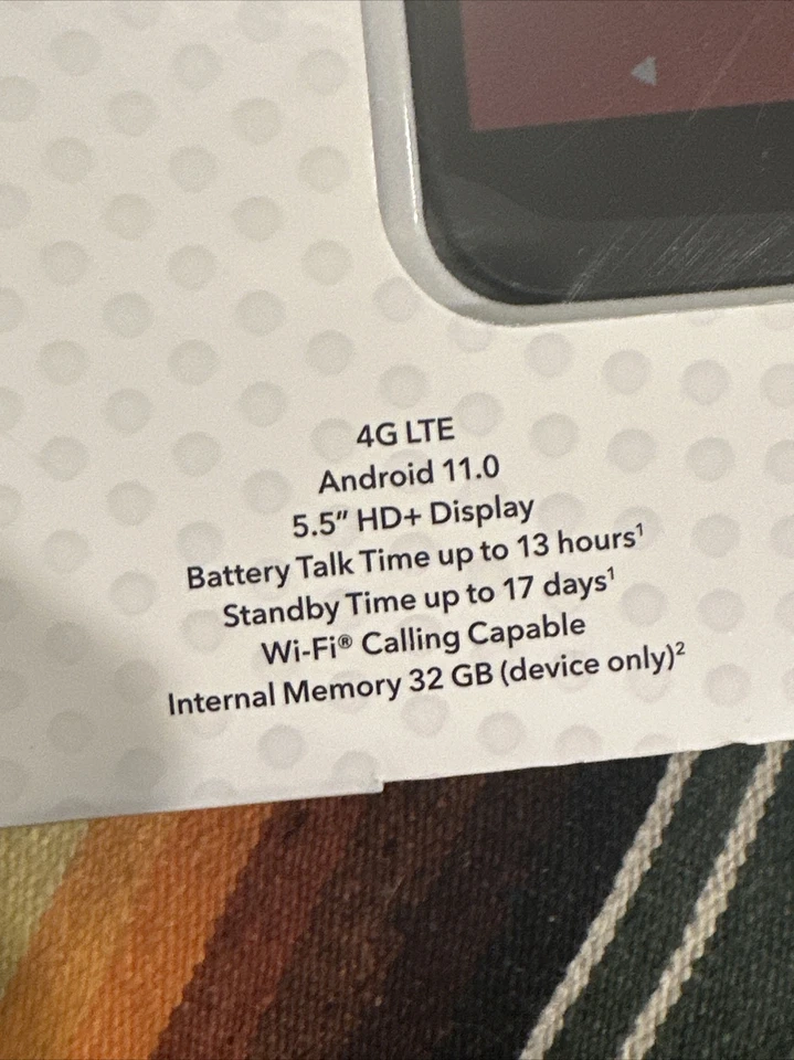 Total Wireless Blu View 2 4G LTE Prepaid Smartphone Black 32GB, NEW - Image 4 of 4