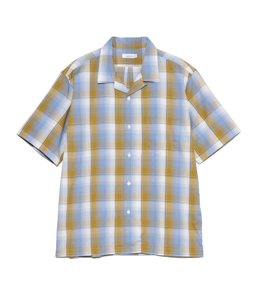 ナナミカ シャツ Regular Collar Pique Shirt L 緑