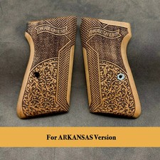 Walther PPK/S Turkish Walnut Wood Grips For ARKANSAS Version. Authentic Design.