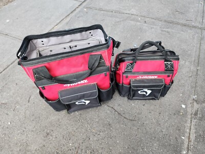 Husky 14” tool bag 13 Pockets And Small Husky Bag SEE PICTURES - Main Image