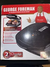 George Foreman Compact 2 Serving Grill Nonstick GR10B
