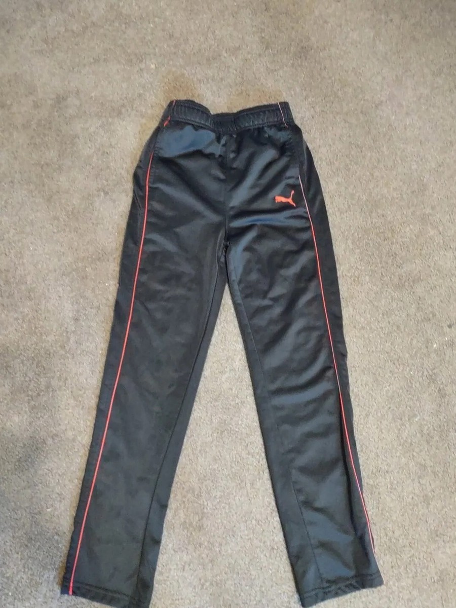 Puma Boys black Track Pants size 10_M polyester 100% | eBay