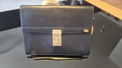 Alfred Dunhill Leather Clutch Bag - Deadstock, Never Used | Full Documentation