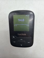 SanDisk 32GB Clip Sport Go MP3 Player - LED Screen and FM Radio -...