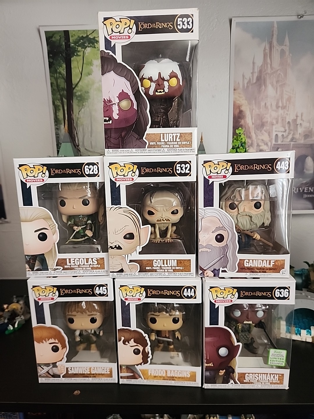 Lord of the Rings Funko Pop Bundle Set Collectible Figures