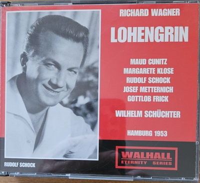 #ad Wagner: Lohengrin Walhall WLCD 0075 3 CDs Hamburg 1953 Rudolf Schock Schuchter $24.85