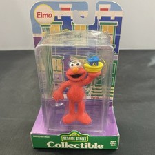 NIP Sesame Street Collectibles Elmo Mini Figurine Tyco 1997