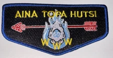 Boy Scout OA 60 Aina Topa Hutsi Lodge Flap