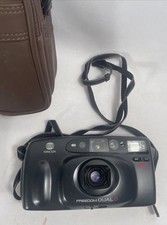Minolta Freedom Dual C 35mm Film Camera Riva Twin 28 Quartz Date w/Case Untested