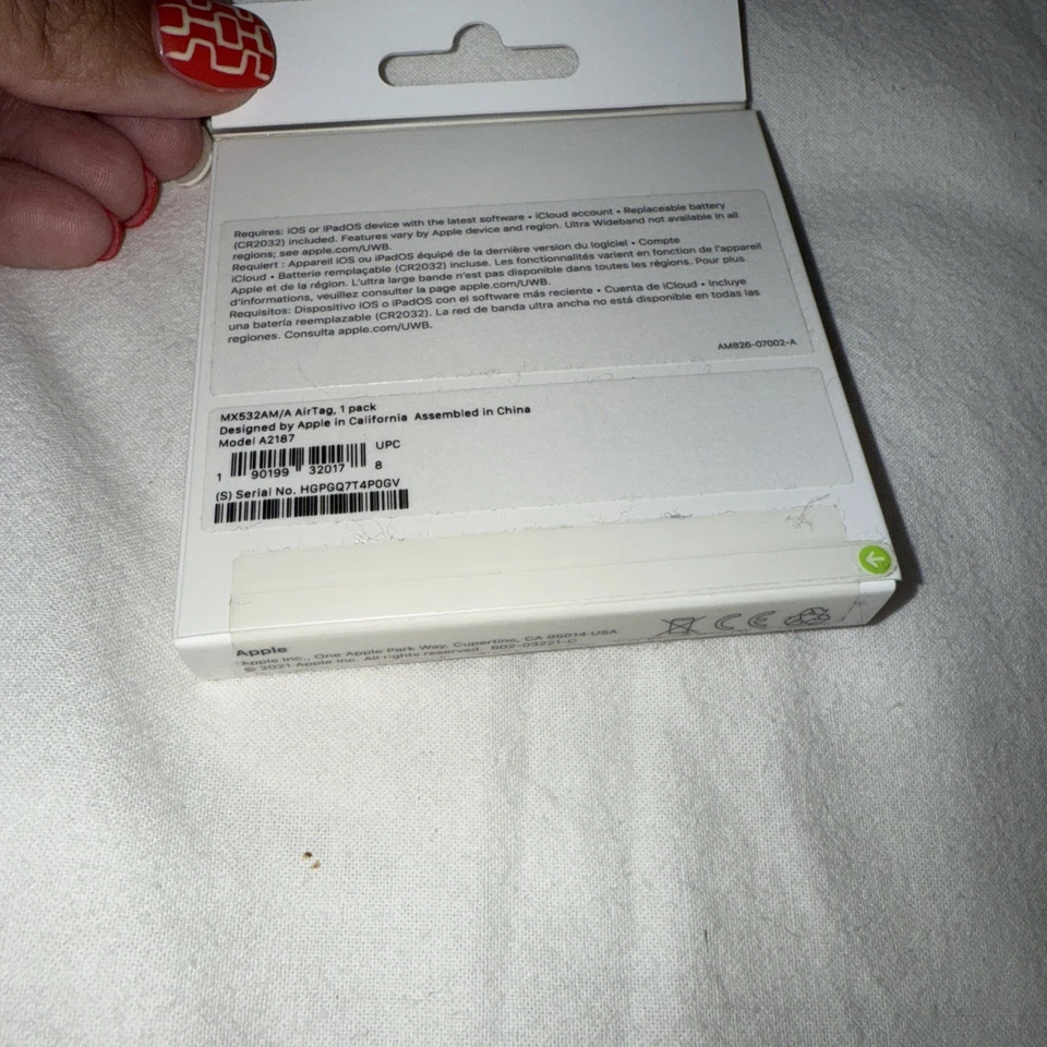 Apple Air Tag 1 Pack - New (Sealed)  - Image 3 of 4