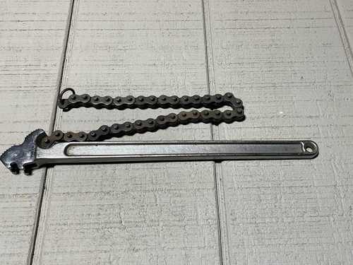 Blue Point Tools CW15 - 19" Long Chain 15" Long Handle Chain Wrench Mint - Picture 8 of 10