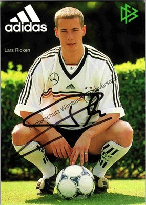 Original autograph Lars Ricken football // autograph signed signed sig 342158