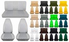 Fits 1968 to 1976 VW Beetle Front and Rear car seat covers with diamond stitch
