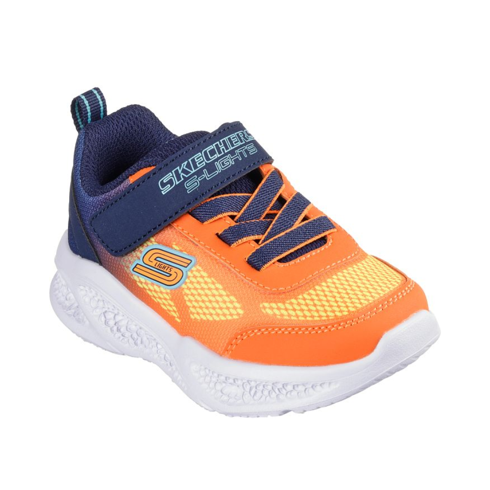 Skechers Boys' Meteor Lights Krendox Athletic Sneakers - Navy