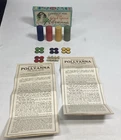 Antique 1916 Utensils for The Glad Game Pollyanna - Parker Brothers W/ 2 Manuals