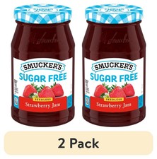  2 pack Smucker's Sugar Free Seedless Strawberry Jam, 12.75 oz