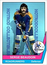1977-78 OPC O Pee Chee Custom Serge Beaudoin Phoenix Roadrunners WHA #191
