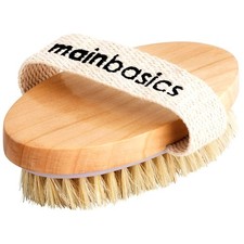 MainBasics Dry Brushing Body Brush for 1 Count (Pack of 1), Lavender - Oval