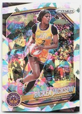 2025 Panini Prizm WNBA #118 Rickea Jackson Ice Prizms Los Angeles Sparks